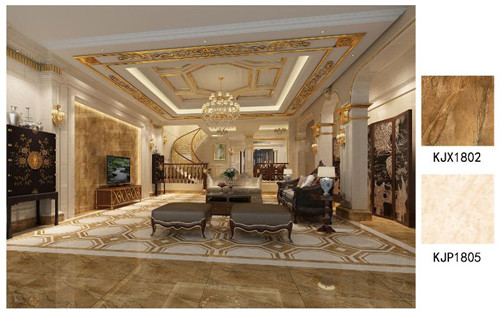 永利yl23455全抛釉瓷砖爱尔兰砂岩KJX1802效果图2