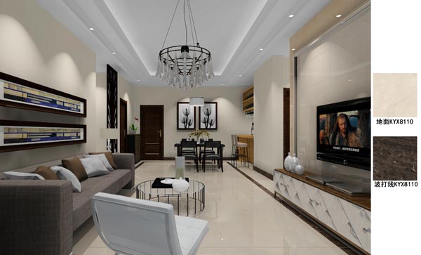 陶瓷一线品牌永利yl23455瓷砖效果图