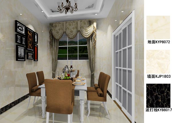 永利yl23455瓷砖应用效果：徐州开元翡翠湾E户型装修效果鉴赏