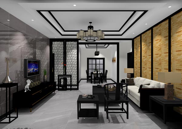 永利yl23455家装：佛山灯湖华府173㎡新中式装修效果鉴赏