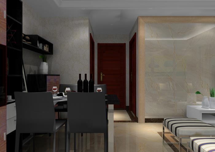 永利yl23455家装：佛山丹灶桂丹颐景园74㎡简约现代装修效果鉴赏