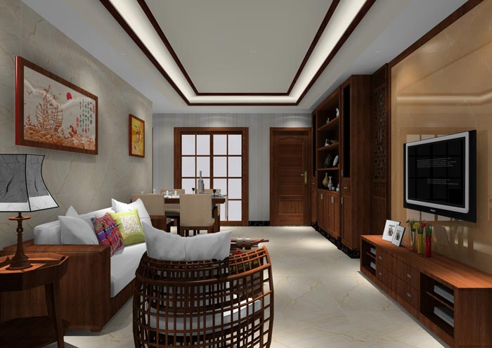 永利yl23455家装：佛山丹灶桂丹颐景园90㎡简约现代装修效果鉴赏