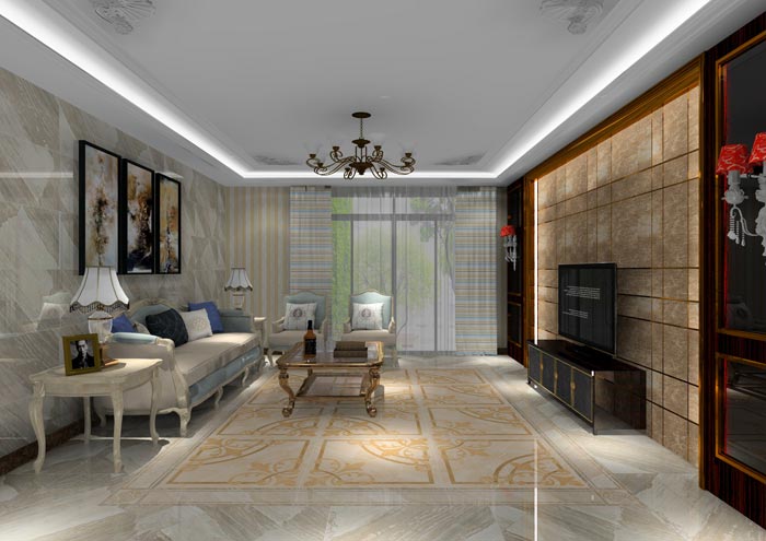 永利yl23455家装：佛山水悦龙湾141㎡简欧装修效果鉴赏