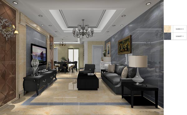 永利yl23455家装：井冈山协调家园安顿小区130㎡欧式气概装修鉴赏