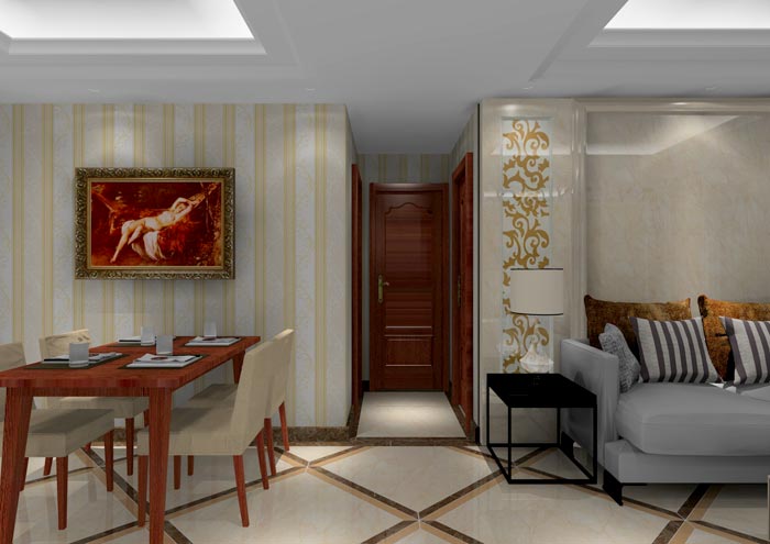 永利yl23455家装：佛山狮山上林苑68㎡简约气概装修鉴赏