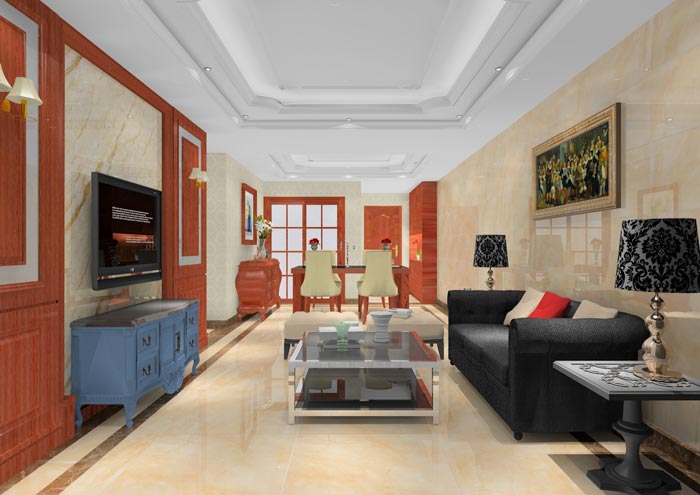 永利yl23455家装：顺德碧桂园桂澜山101㎡的新中式气概装修鉴赏