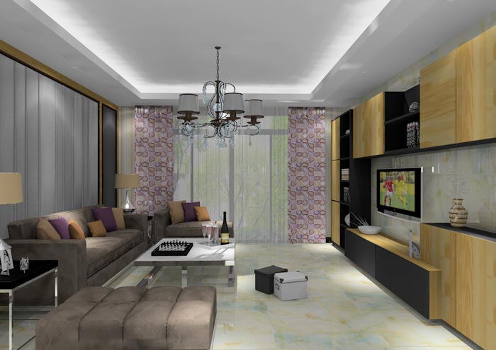 永利yl23455家装：佛山龙湖春江名城113㎡的简约现代气概装修鉴赏