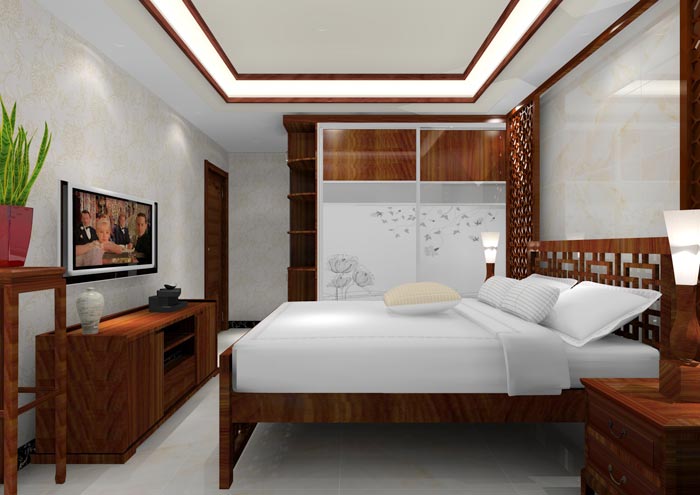 永利yl23455家装：佛山龙湖春江名城98㎡的中式气概装修鉴赏