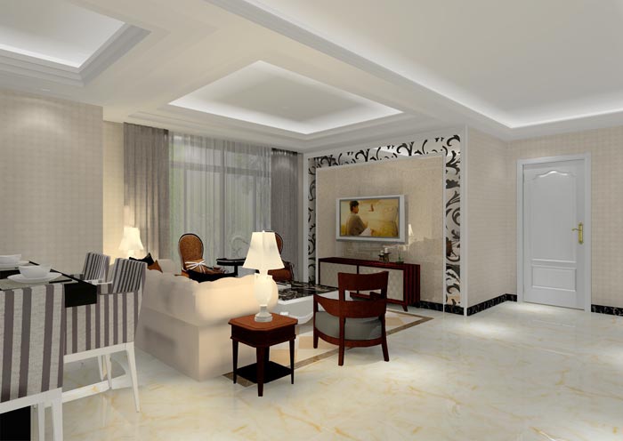 永利yl23455家装：佛山佛山容桂颐澳花园90㎡的简欧气概装修鉴赏