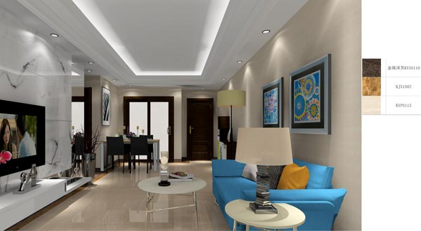 永利yl23455家装：成都时代漂亮59㎡的现代气概装修鉴赏