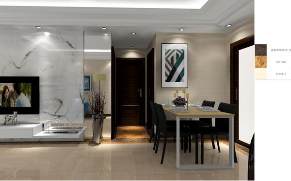 永利yl23455家装：成都时代漂亮59㎡的现代气概装修鉴赏