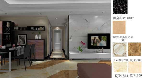 永利yl23455家装：佛山禅城怡翠晋盛花园100㎡的现代气概装修鉴赏