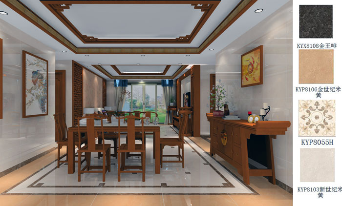 永利yl23455家装：佛山禅城怡翠晋盛花园132㎡的中式气概装修鉴赏