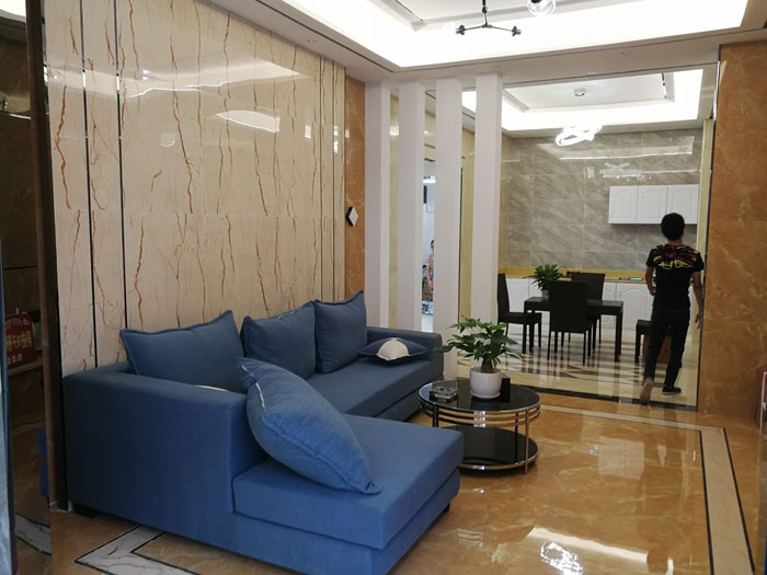 【实景案例】陶瓷一线品牌永利yl23455瓷砖重庆垫江200方专卖店鉴赏