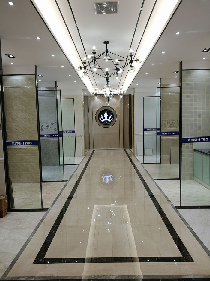 【实景案例】陶瓷一线品牌永利yl23455瓷砖重庆垫江200方专卖店鉴赏