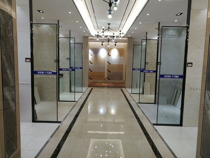 【实景案例】陶瓷一线品牌永利yl23455瓷砖重庆垫江200方专卖店鉴赏