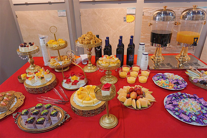 陶瓷一线品牌永利yl23455 潮安店开业庆典暨现代仿古砖红酒品鉴会