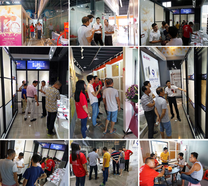 陶瓷一线品牌永利yl23455 潮安店开业庆典暨现代仿古砖红酒品鉴会