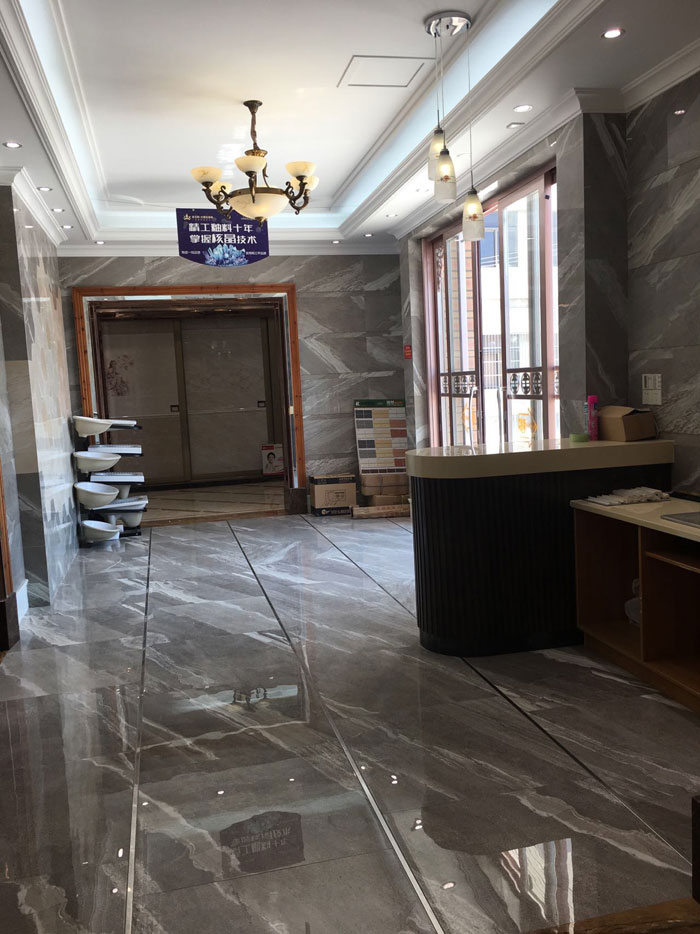 【专卖店推荐】陶瓷一线品牌永利yl23455瓷砖潮南店实景鉴赏