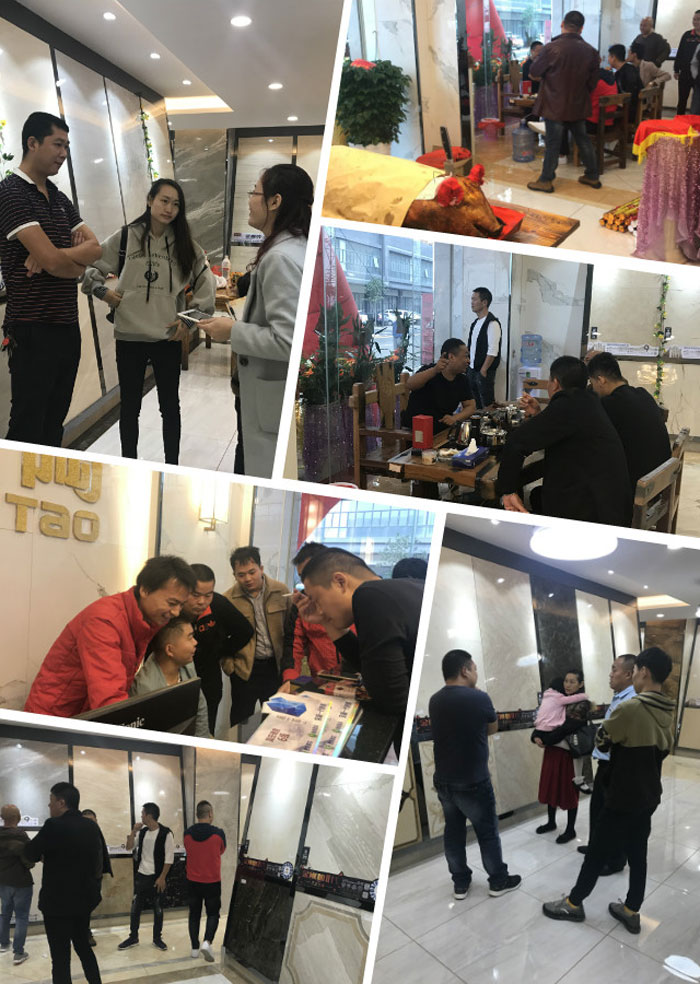 陶瓷一线品牌 永利yl23455瓷砖 中山古镇300平专卖店开业盛典圆满乐成