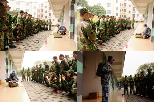 永利yl23455在广州黄埔军校举行军事拓展特训