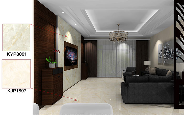 佛山万科·湖岸装修案例客厅效果图