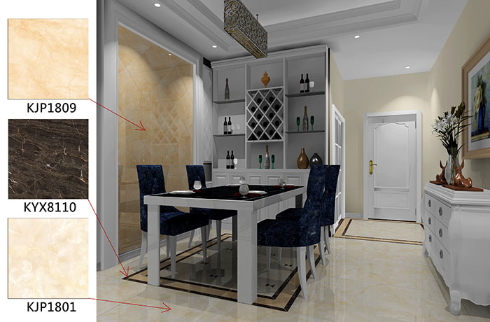 依云天汇装修案例餐厅效果图